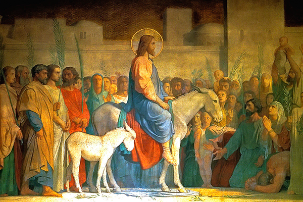 Jesús en el borrico